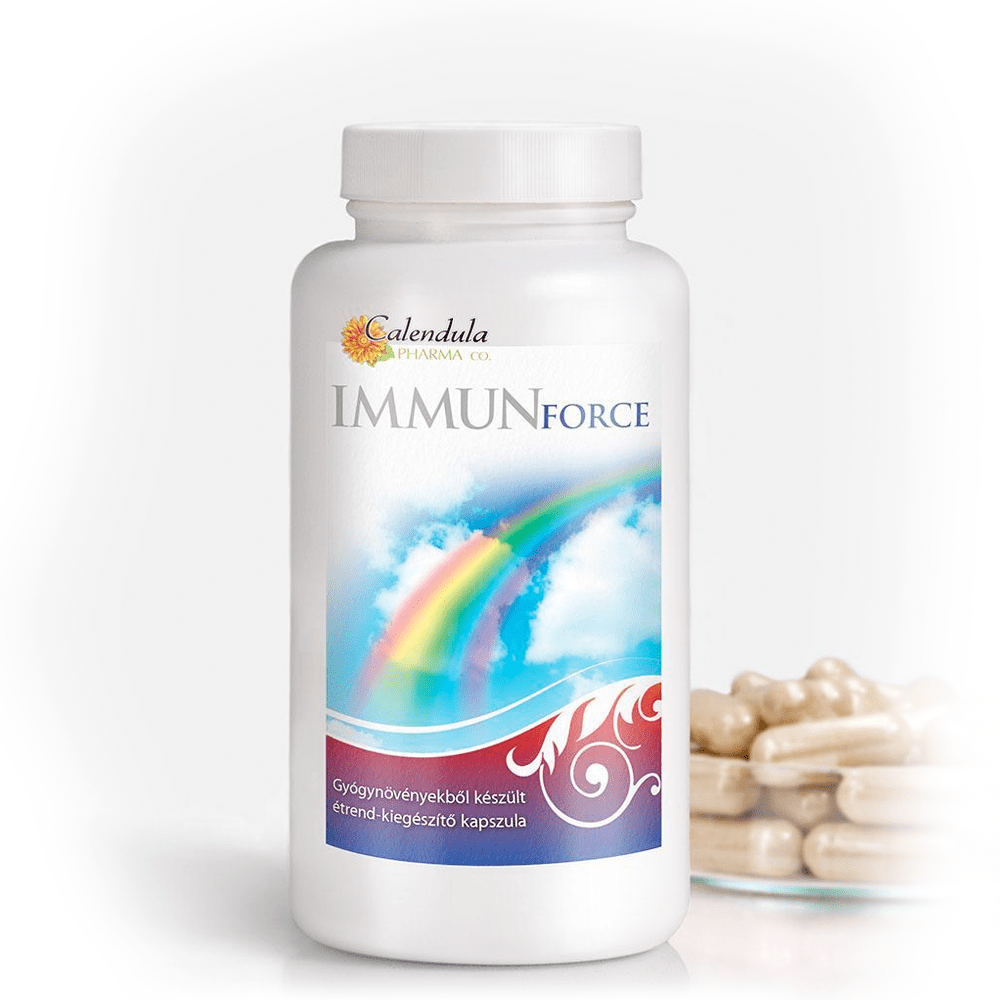 Calendula-IMMUNFORCE-gyogynovenyekbol-keszult-etrend-kiegeszito-kapszula-1.png Calendula IMMUNFORCE Herbal Dietary Supplement Capsules